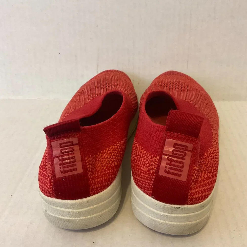 Fitflop Woven Sneaker 7.5 Red